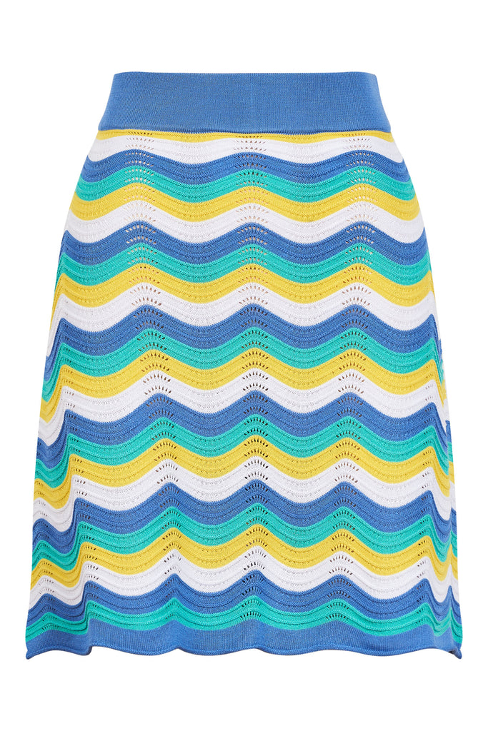 Amalfi Knit Skirt - Gelato - The Haven Co