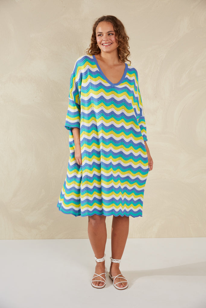 Amalfi Relaxed Dress - Gelato - The Haven Co