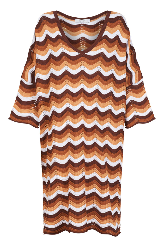 Amalfi Relaxed Dress - Tiramisu - The Haven Co
