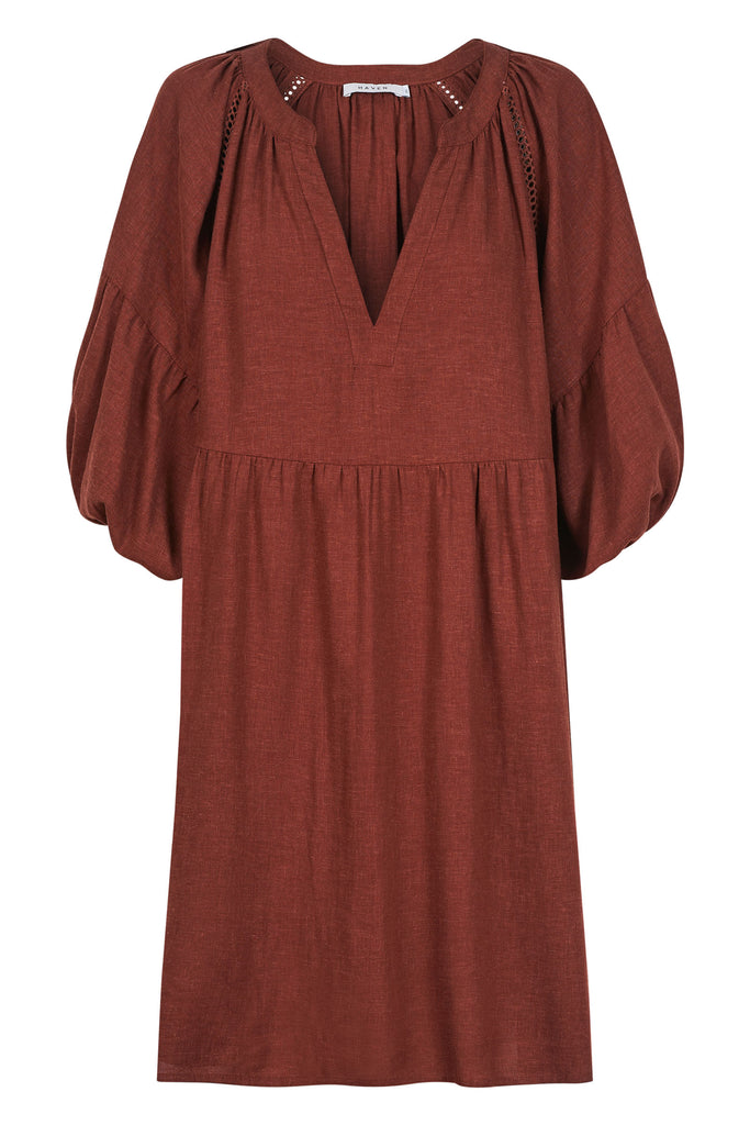 Florence Dress - Espresso - The Haven Co