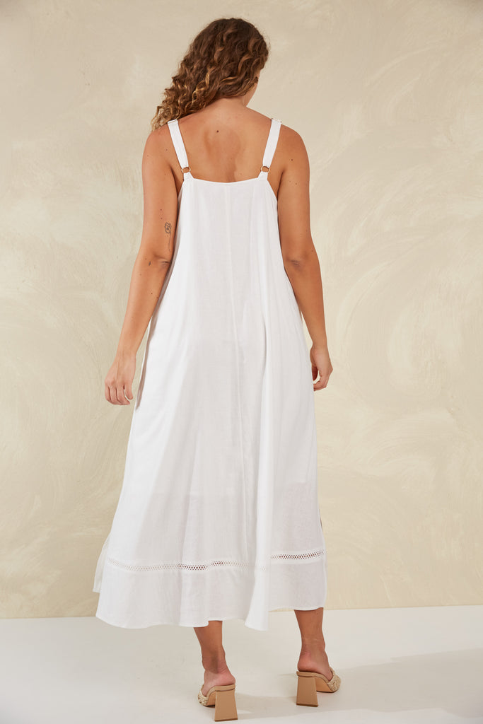 Florence Tank Maxi - Bianco - The Haven Co