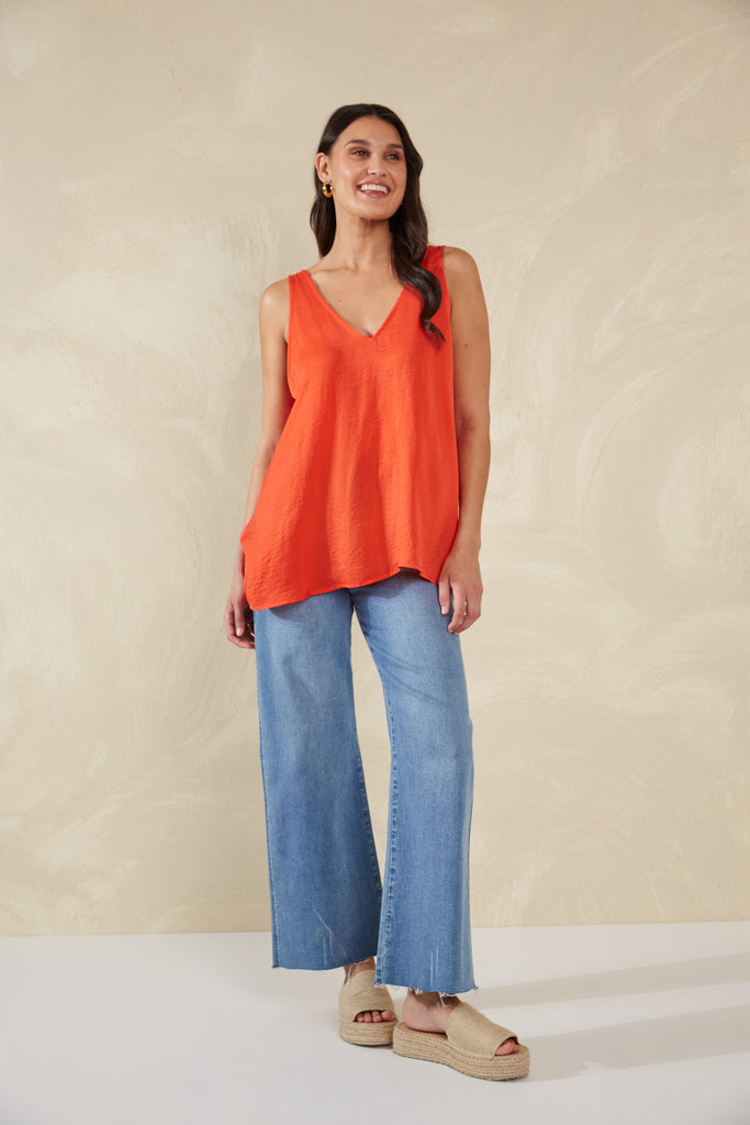 Portofino Tank - Aperol - The Haven Co
