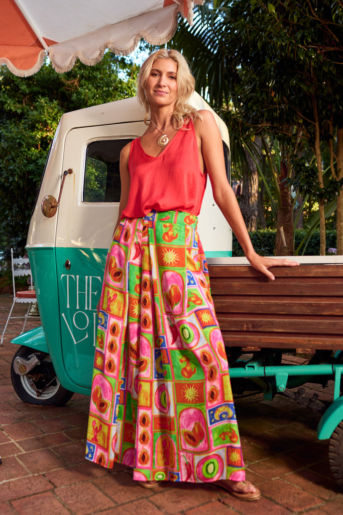Portofino Pant - Spritz - The Haven Co