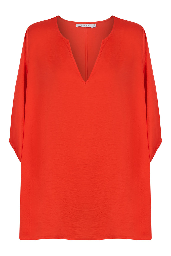 Portofino Relaxed Top - Aperol - The Haven Co