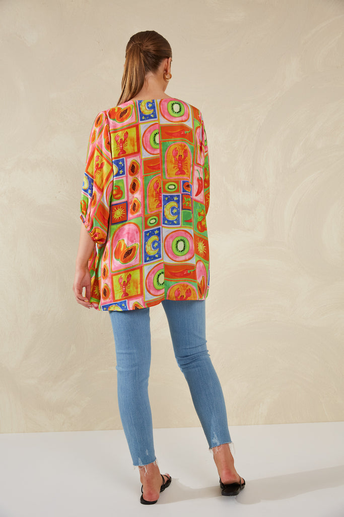 Portofino Relaxed Top - Spritz - The Haven Co
