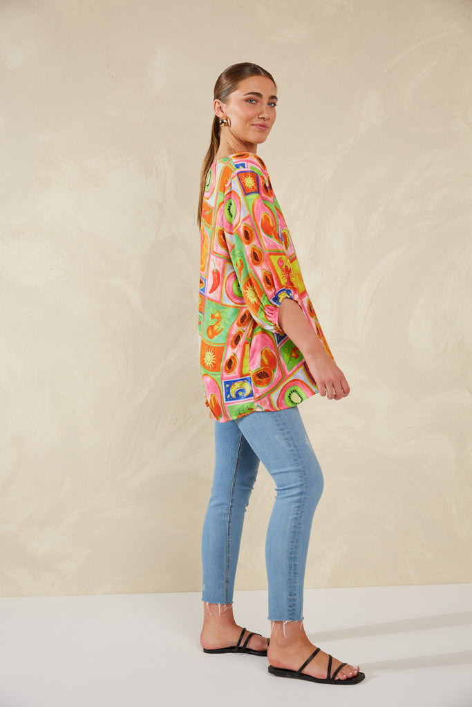 Portofino Relaxed Top - Spritz - The Haven Co