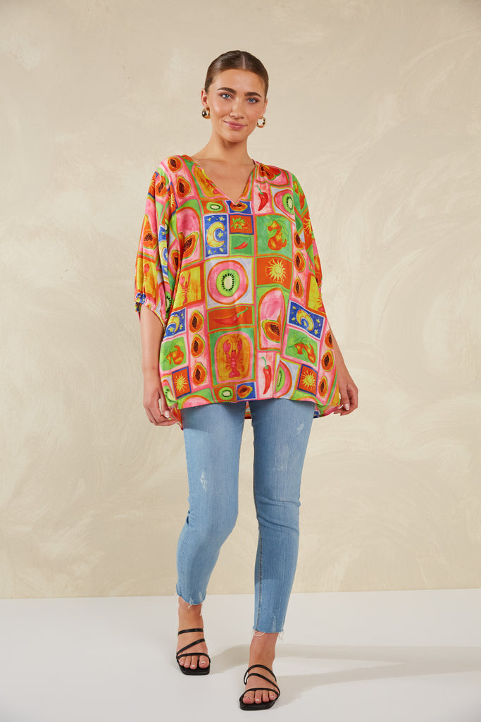Portofino Relaxed Top - Spritz - The Haven Co