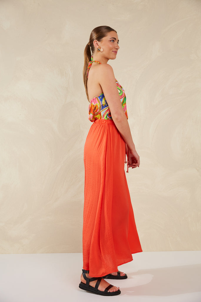 Portofino Maxi Skirt - Aperol - The Haven Co