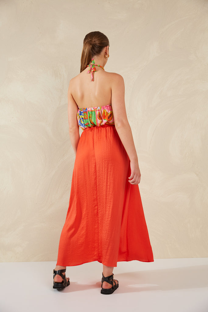 Portofino Maxi Skirt - Aperol - The Haven Co