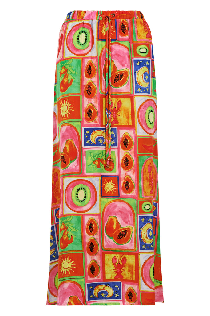 Portofino Maxi Skirt - Spritz - The Haven Co
