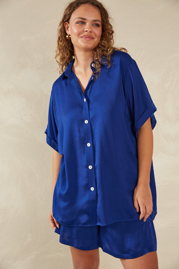 Portofino Shirt - Lago - The Haven Co