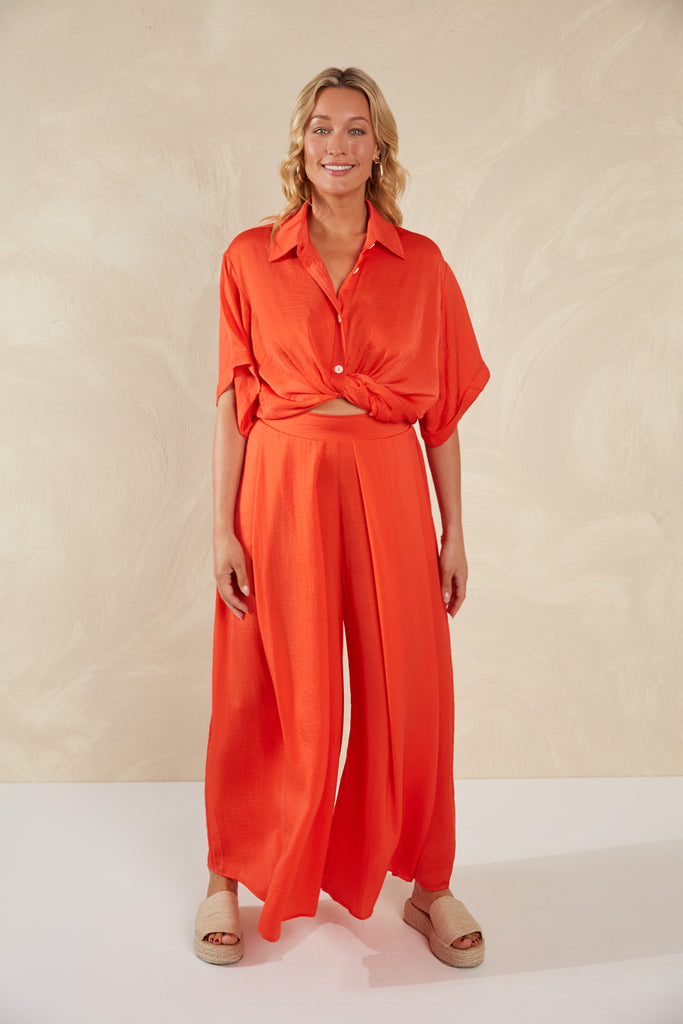 Portofino Pant - Aperol - The Haven Co