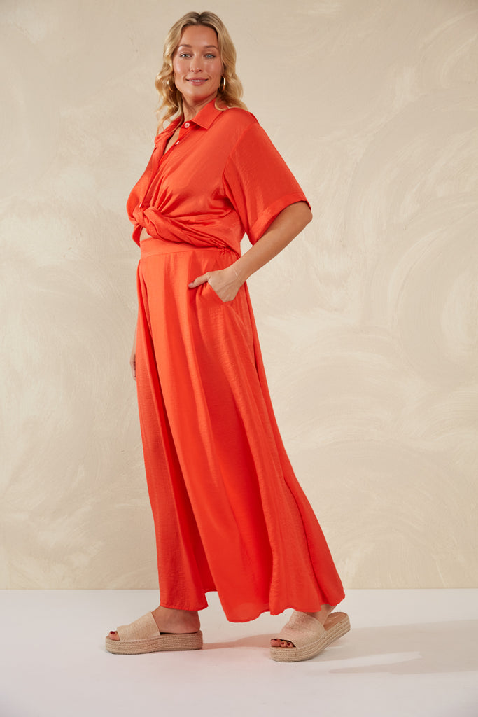 Portofino Pant - Aperol - The Haven Co