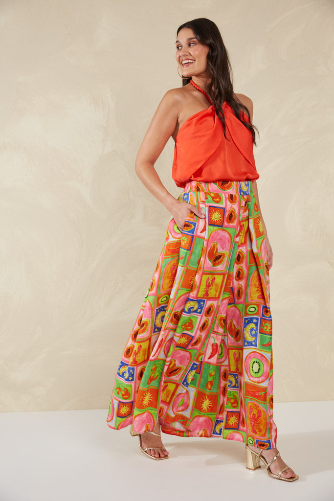 Portofino Pant - Spritz - The Haven Co