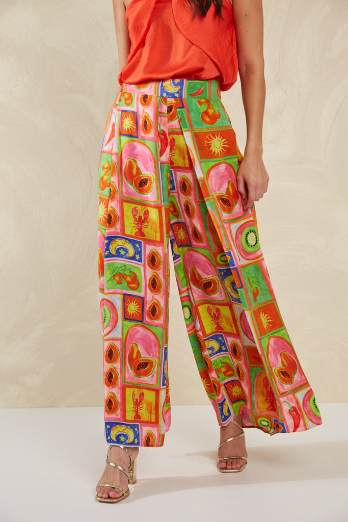 Portofino Pant - Spritz - The Haven Co