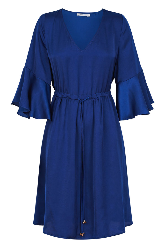 Portofino Tie Dress - Lago - The Haven Co