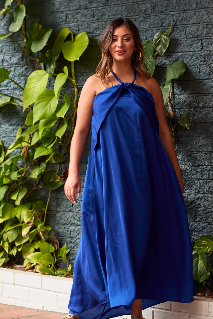 Portofino Halter Maxi - Lago - The Haven Co