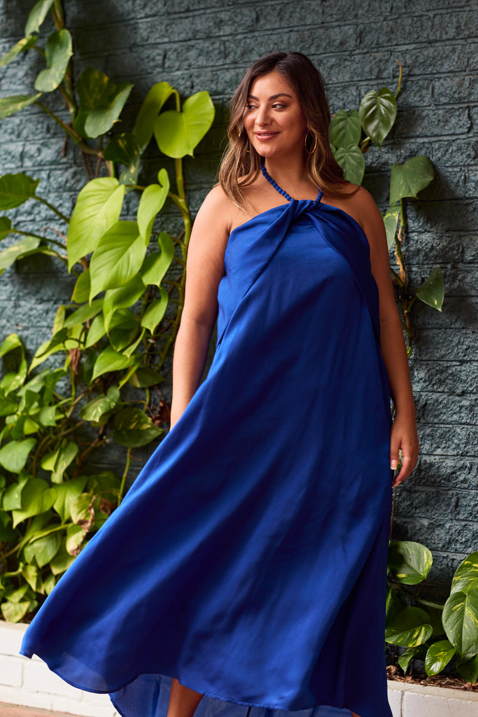 Portofino Halter Maxi - Lago - The Haven Co
