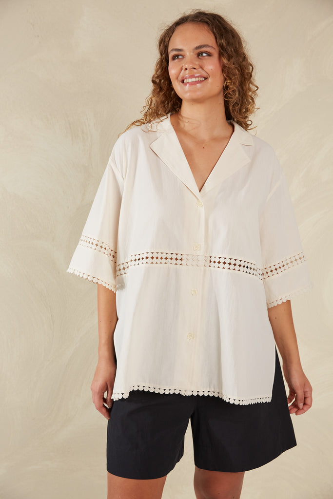 Adelfia Shirt - Cannoli - The Haven Co