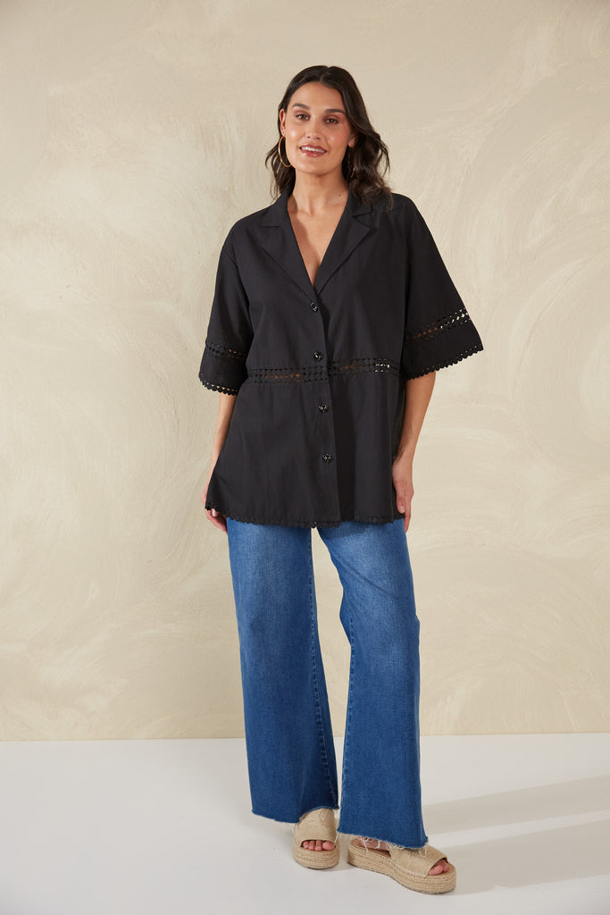 Adelfia Shirt - Domino - The Haven Co