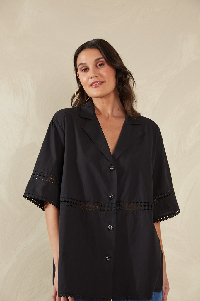 Adelfia Shirt - Domino - The Haven Co