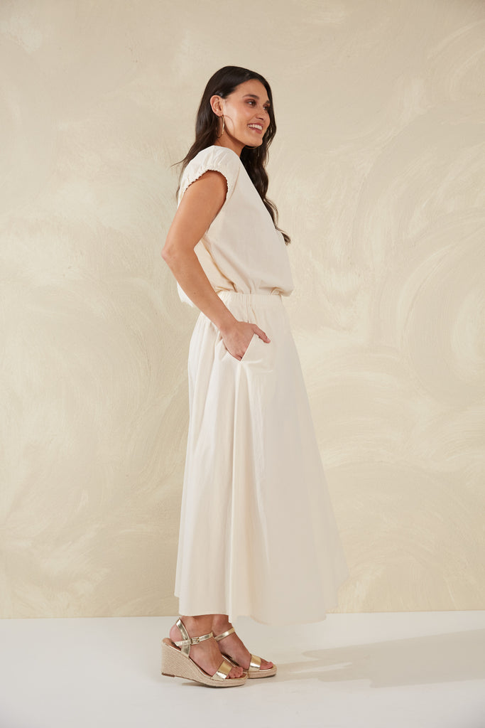 Adelfia Maxi Skirt - Cannoli - The Haven Co