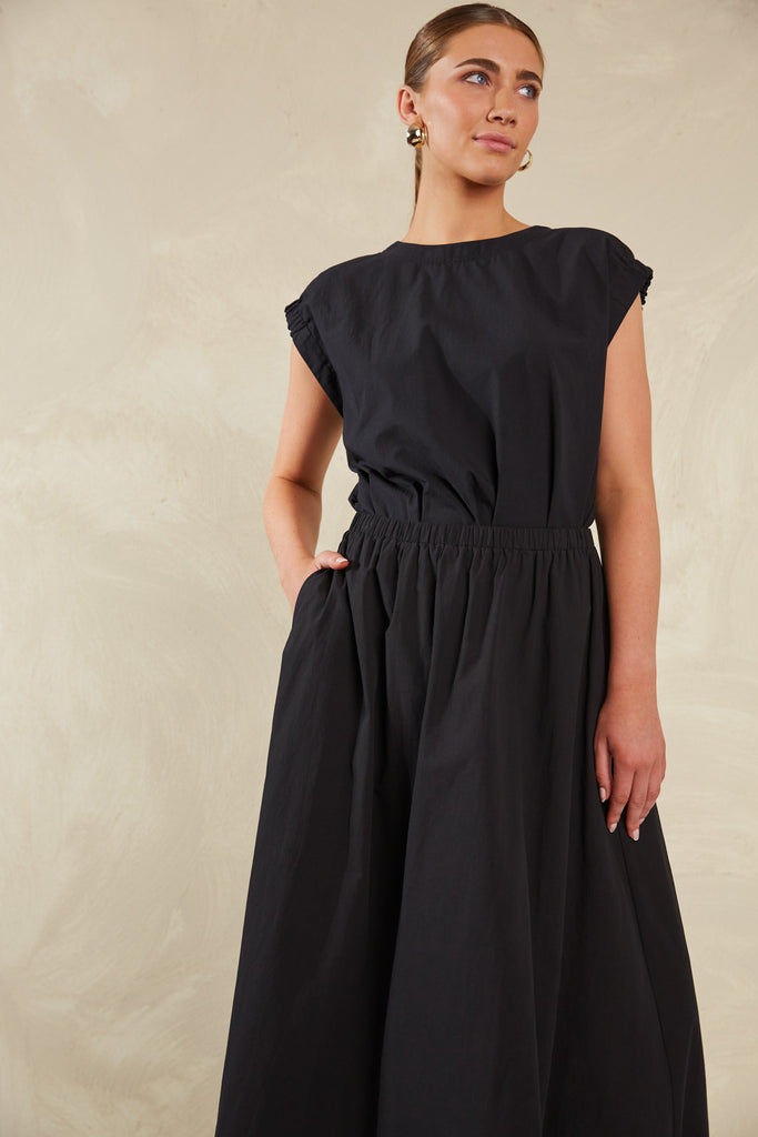 Adelfia Maxi Skirt - Domino - The Haven Co