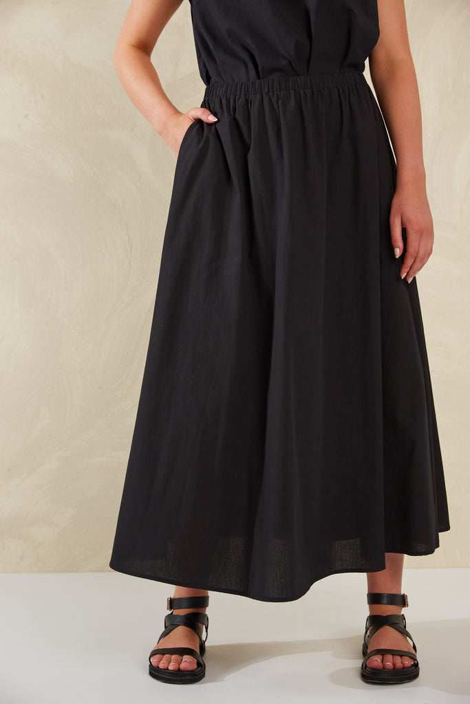 Adelfia Maxi Skirt - Domino - The Haven Co