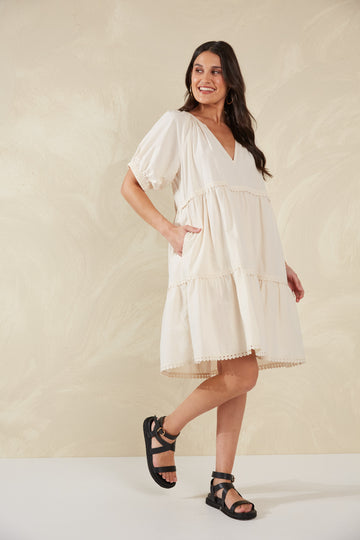 Adelfia Dress - Cannoli - The Haven Co