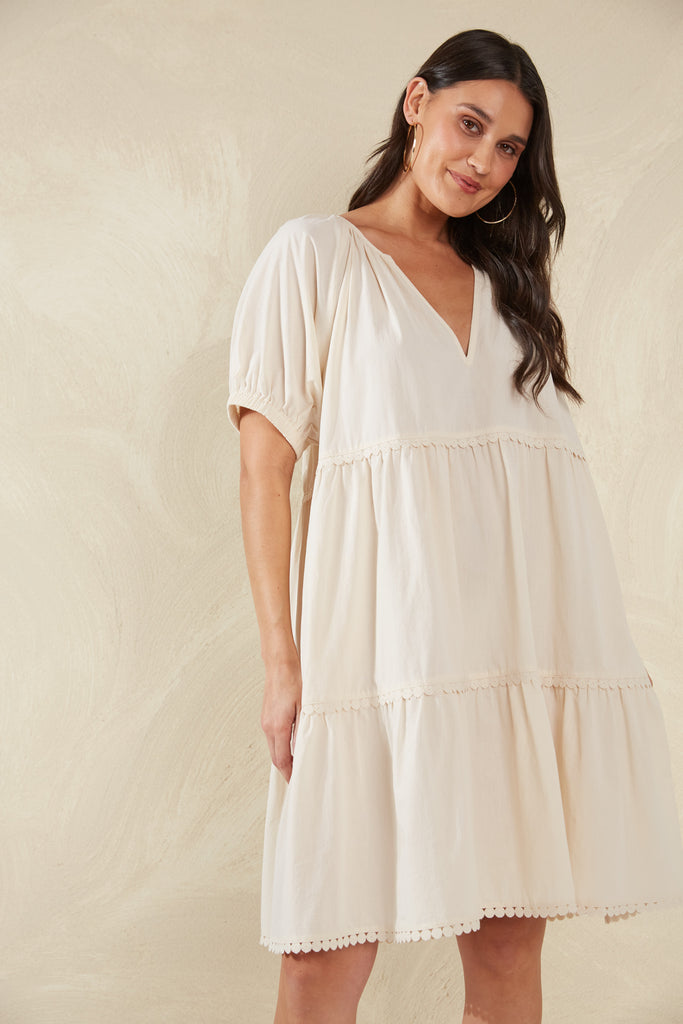 Adelfia Dress - Cannoli - The Haven Co