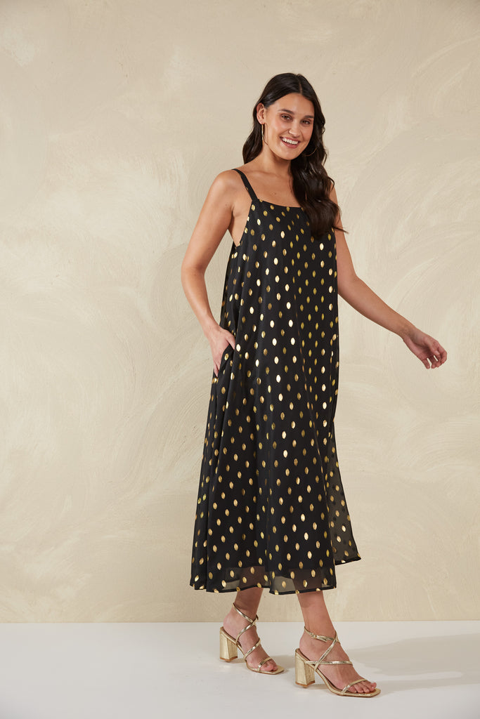 Sanremo Tank Dress - Domino - The Haven Co