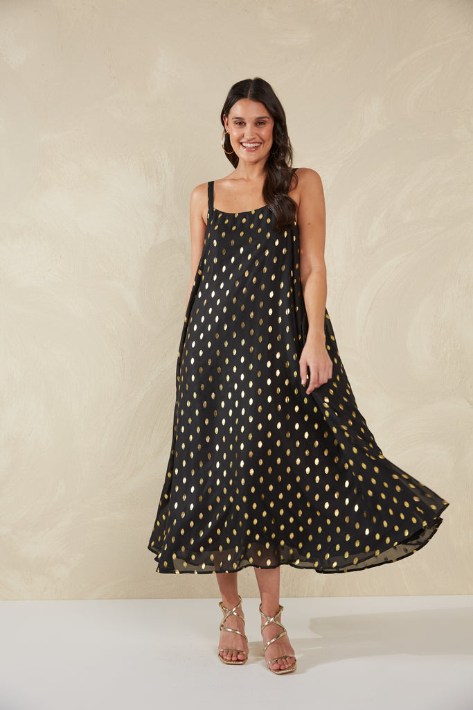 Sanremo Tank Dress - Domino - The Haven Co