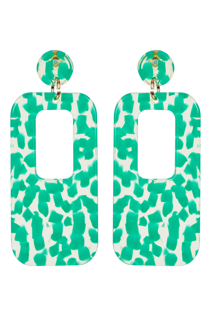 Isola Drop Earring - Verde - The Haven Co