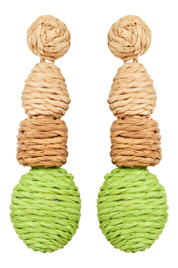 Amalfi Earring - Verde - The Haven Co