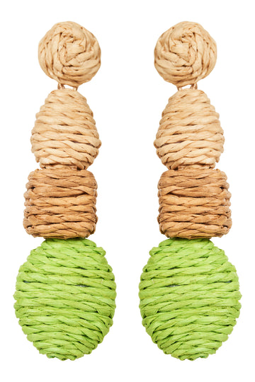 Amalfi Earring - Verde - The Haven Co