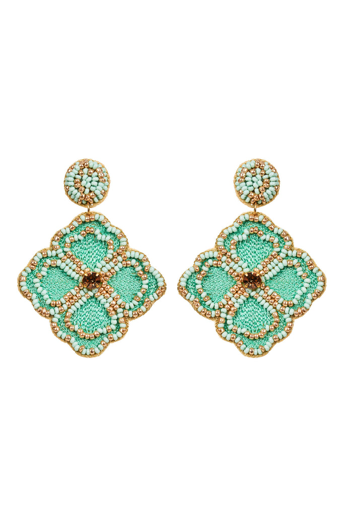 Lipari Earring - Aqua - The Haven Co