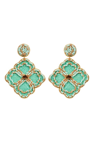 Lipari Earring - Aqua - The Haven Co