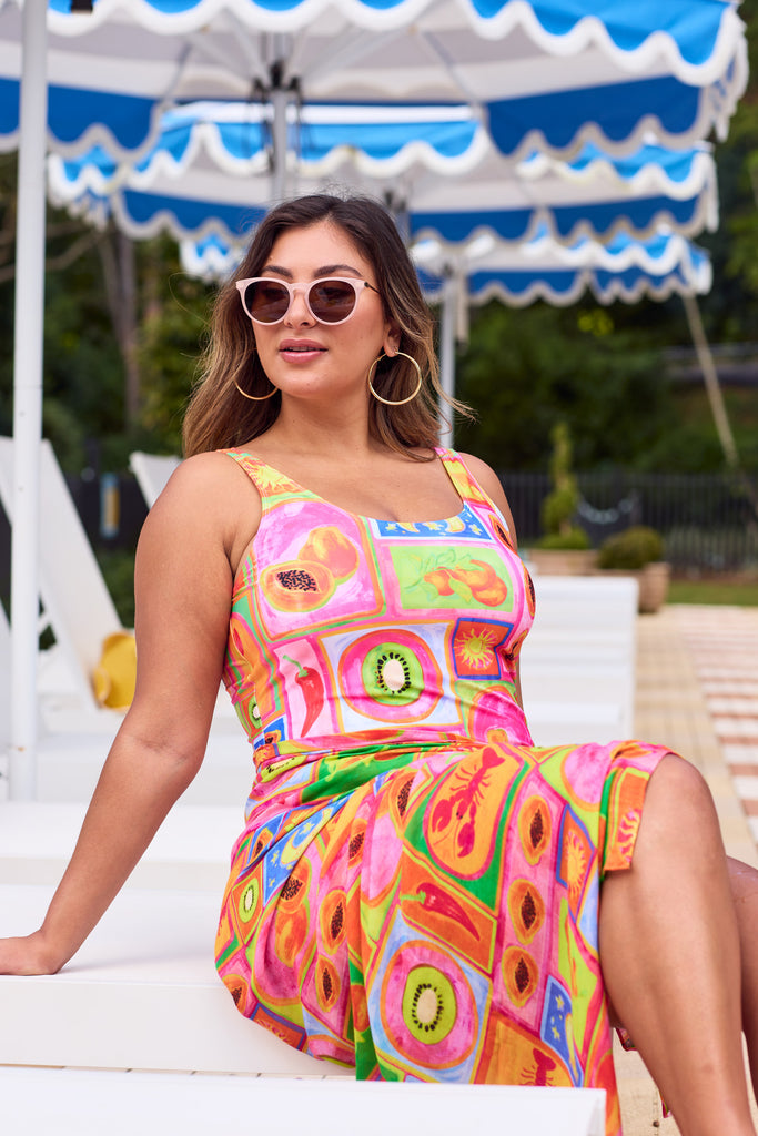 Portofino One Piece Swimsuit - Spritz - The Haven Co