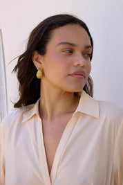 Capaci Earring - Cone Gold