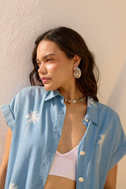 Bahama Cowrie Necklace - 2 Tone