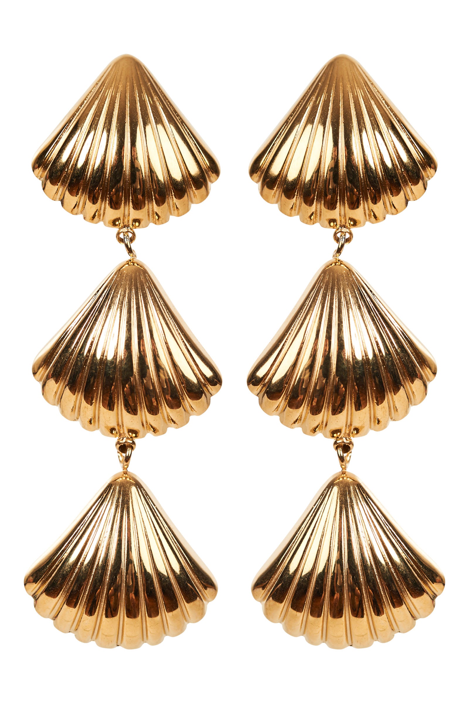 Andora Earring - Seashell Gold - The Haven Co