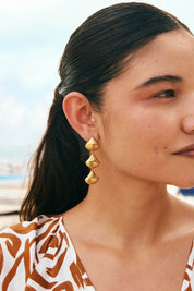 Andora Earring - Seashell Gold