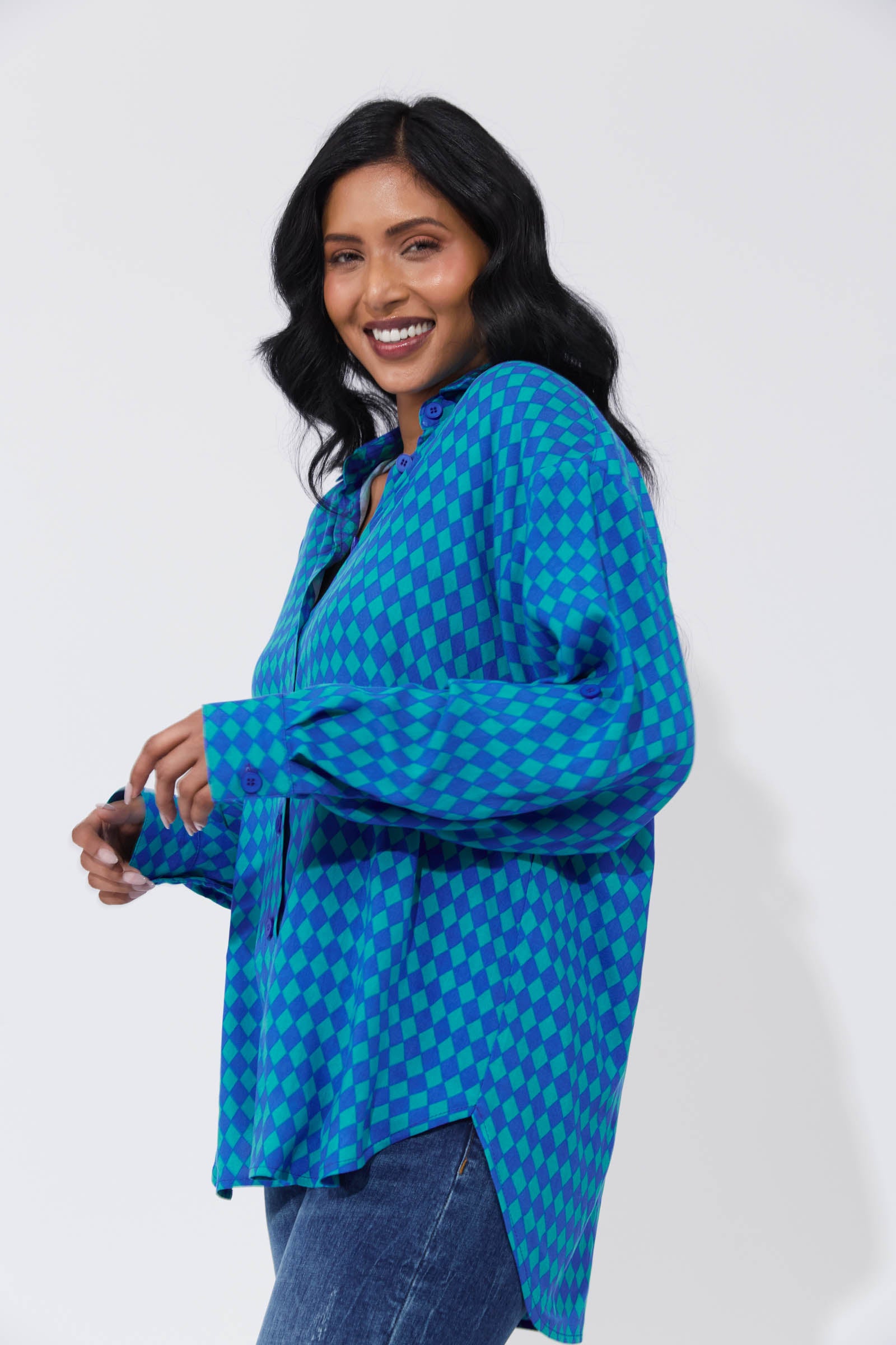 Casablanca Shirt - Blue/Oasis