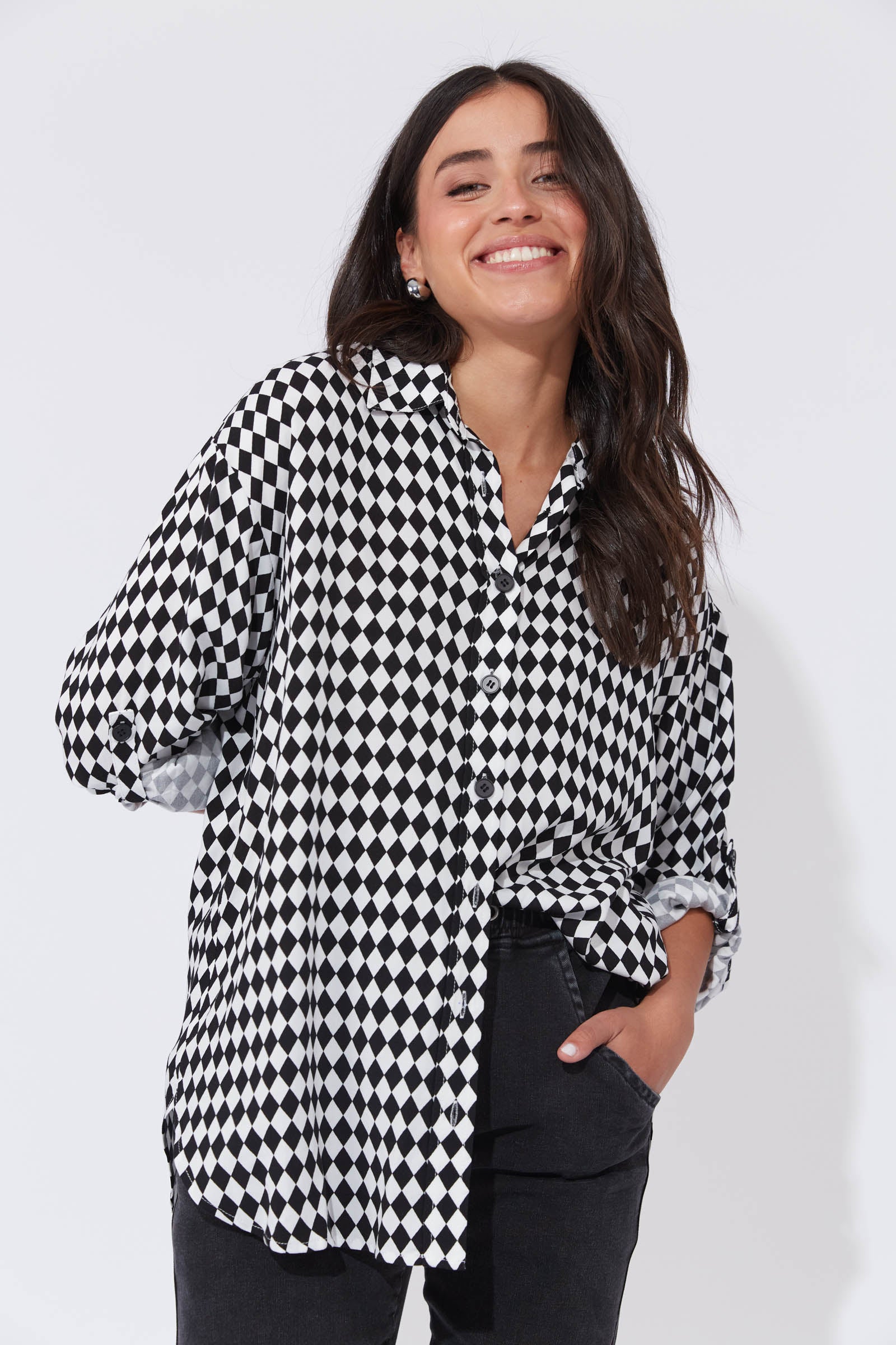 Casablanca Shirt - White/Kohl