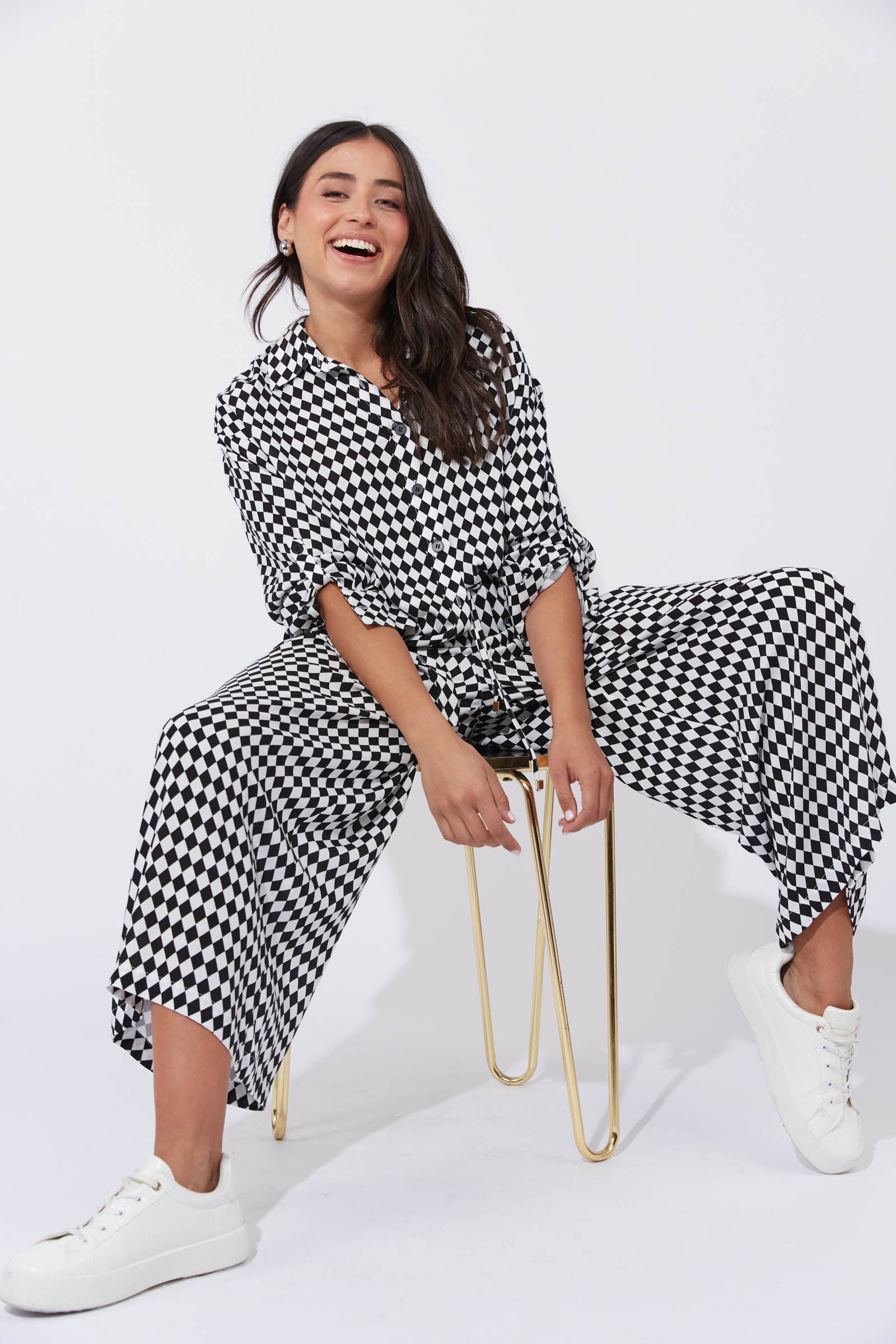 Casablanca Pant - White/Kohl