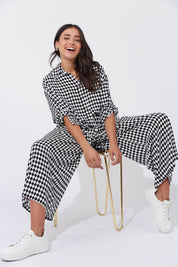 Casablanca Pant - White/Kohl