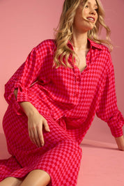 Casablanca Shirt - Chilli/Pink