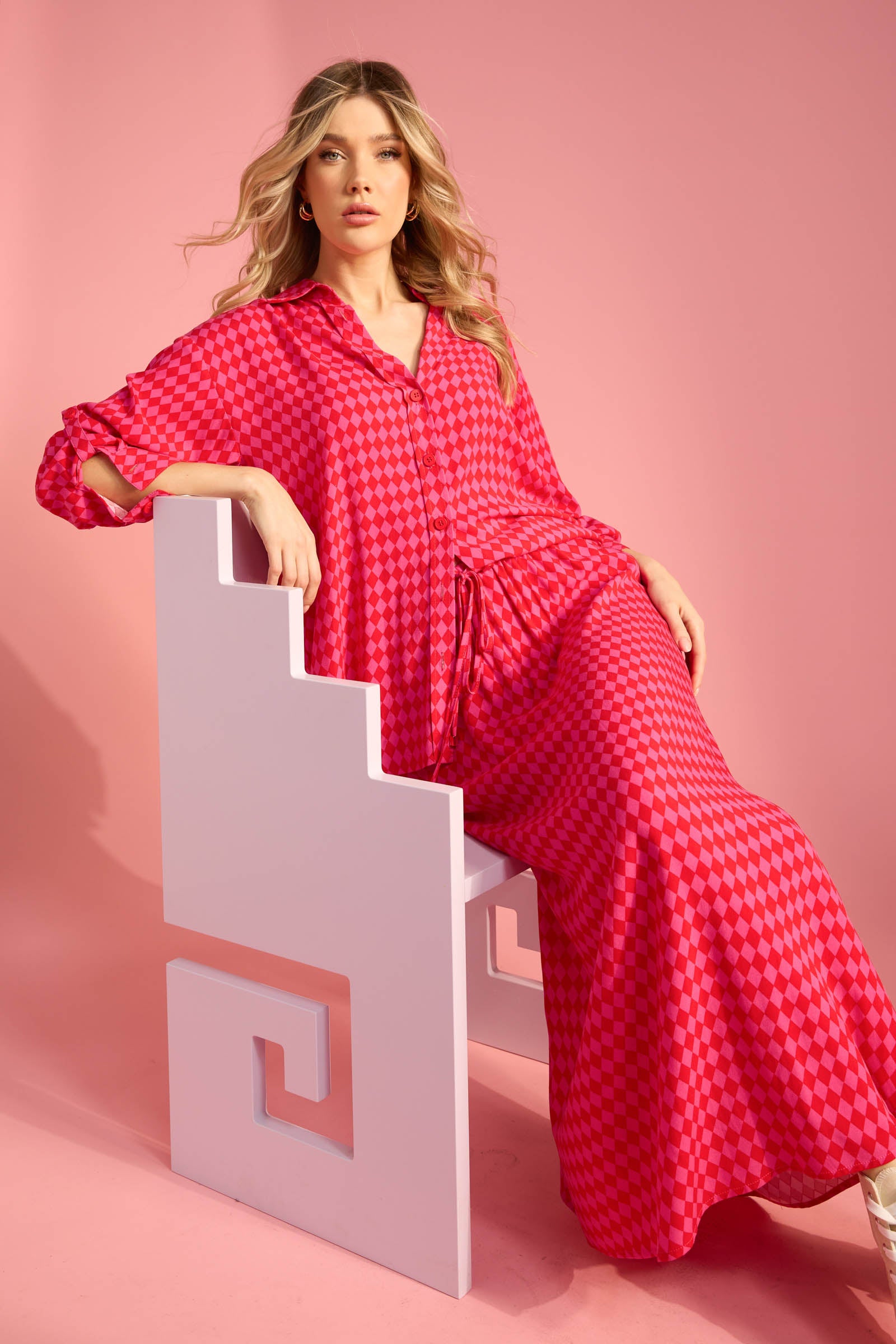Casablanca Shirt - Chilli/Pink