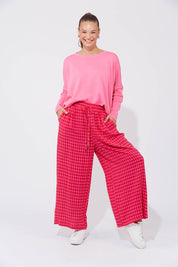 Casablanca Pant - Chilli/Pink