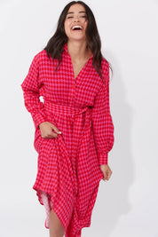 Casablanca Dress - Chilli/Pink